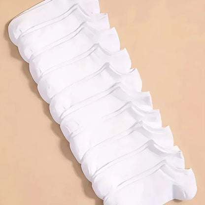 10 or 20 or 40 Pairs Unisex Solid Cotton Socks Men Women Low Cut Ankle Socks Bulk Black White Grey Socks Soft Lightweight