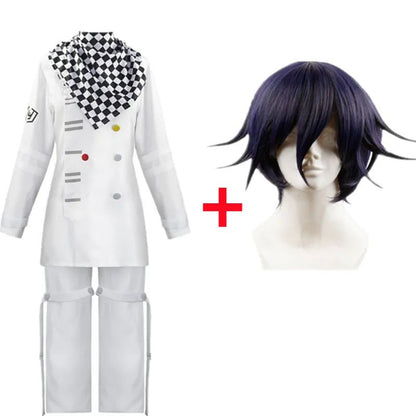 Danganronpa V3 Kokichi Oma Cosplay Costume President Uniforms Cloak Full Set Halloween Carnival clothes
