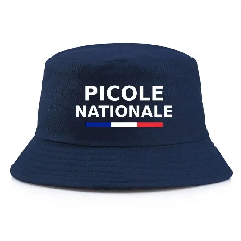 Summer Picole Nationale Bob Man Reversible Bucket Hat Women Cotton Fisherman Cap Unisex Outdoor Sport Sun Activities Panama