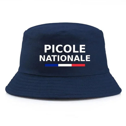 Summer Picole Nationale Bob Man Reversible Bucket Hat Women Cotton Fisherman Cap Unisex Outdoor Sport Sun Activities Panama