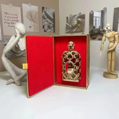 Orientica Royal Amber Rouge Oud Saffron Men Women Eau De Spray Unisex Neutral Glass Bottle Rose Cologne Long Lasting Smell Gifts