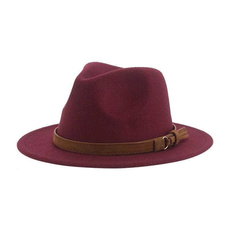 Hats for Women Fedoras Girls Hat Boys Hat Felted Kids Baby Caps Small 52cm 54cm Belt Wedding Cute Kid Fedoras Sombreros De Mujer