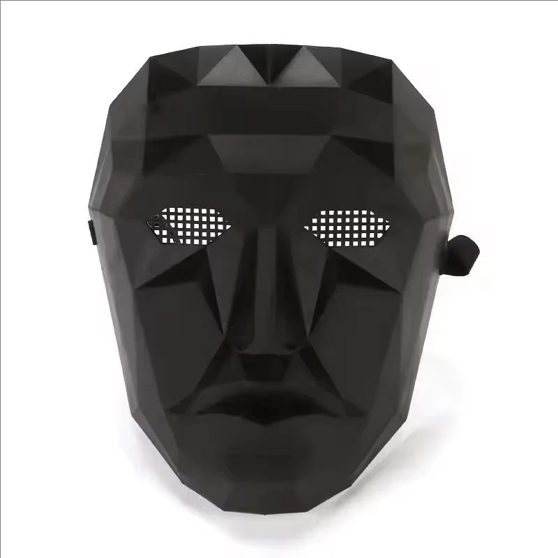 Adult Calamari Game Cosplay Costume With Gloves Black Triangle Disguise Round Square Carnival Party Medieval Coat Mask Set Hallo