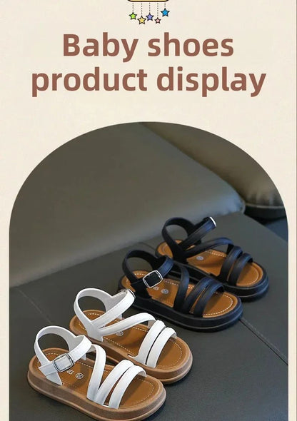 Baby Girls Sandals Summer Casual Children Sandals Girls Flat Shoes Fashion Casual Non Slip Kids Beach Shoes sandalias de mujer