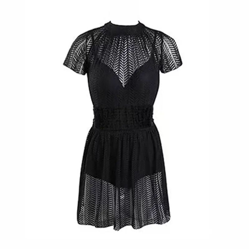 Women's One-Piece Swimsuit Thermal Spring Bathing Lace Cover-Up Slimming Ins White New Hot Sale Of The Season Fashionable Swimwe