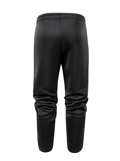 Calça Esportiva Jogging Masculina Calça de Moletom Casual Diária Cor Sólida Outono Calça Jogger de Cintura Elástica Calça Comprida de Treino Masculina