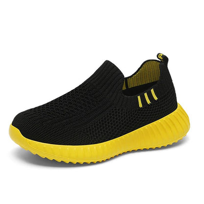 Kids Shoes Boys Running Sport Shoes Children Socks Sneakers Big Girls Breathable Mesh School Shoe Soft Sole Casual Walking Tenis