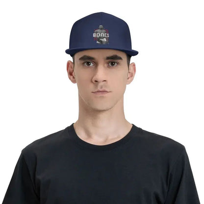 Boné de beisebol ajustável hipster engraçado Jon Jones The Bones Snapback Cap