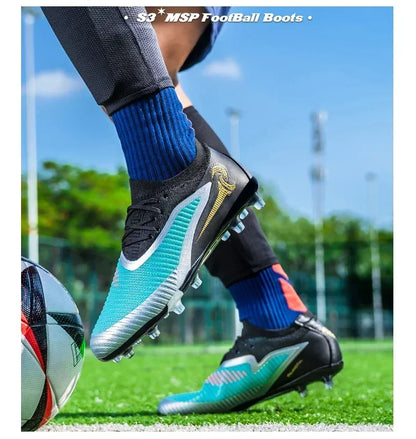 Men Football Shoes Fast Non-Slip Outdoor Football Field Boots Professional Grass Training Soccer Shoes Society Cleats Sneaker