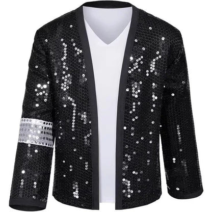 Adult Women Men Pop Star Michael Jackson Cosplay Costume Wig Halloween Stage Performance Hip Hop Dance  Family Clothing 2026 80s