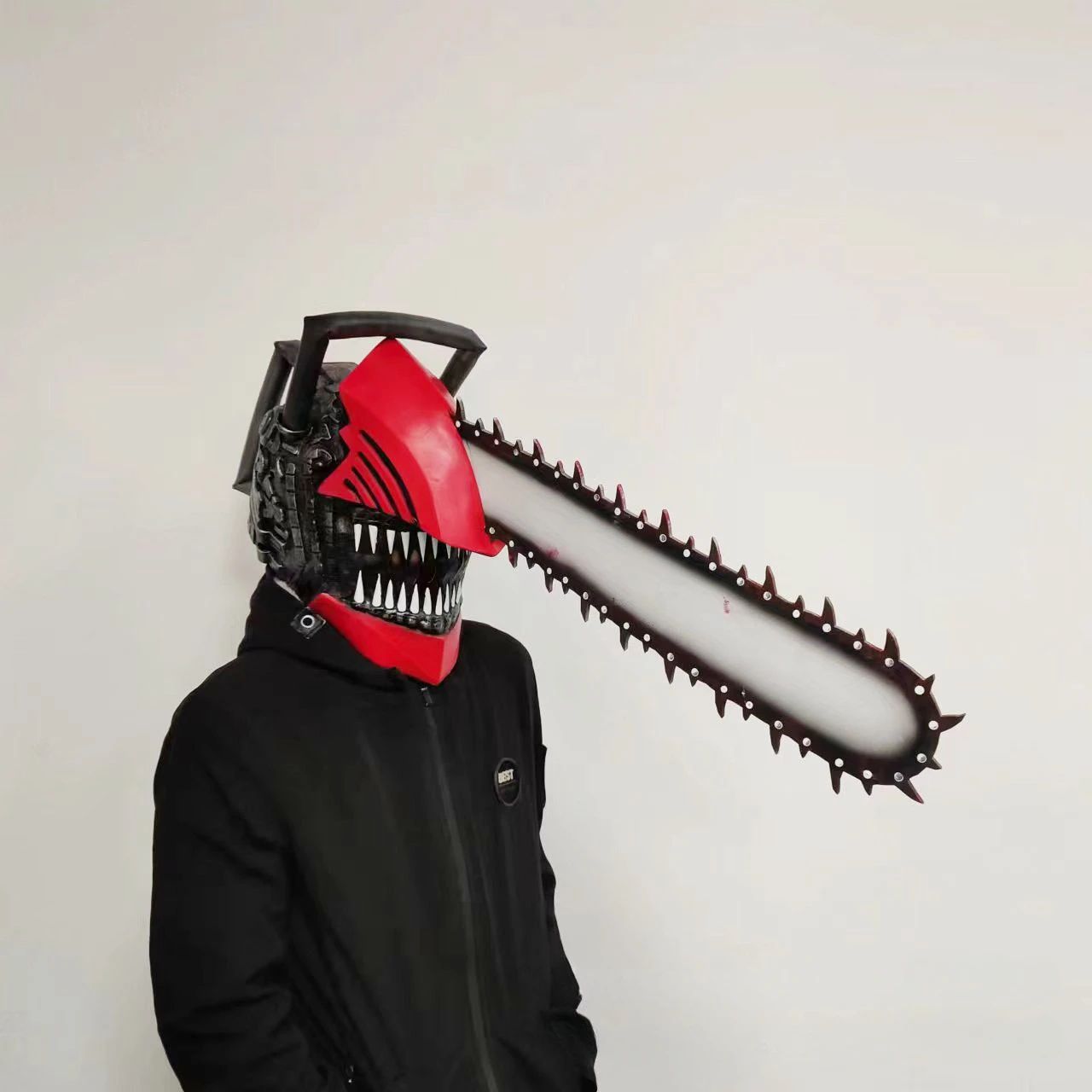Chainsaw Head Cover Terrifying Latex Mask Halloween Electric Saw Masks Electric Motor Saw Cosplay Costume Props Monsters Cos