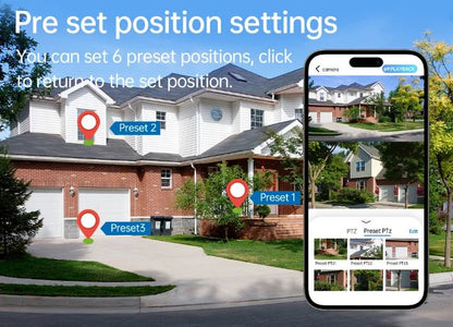 WiFi Solar Camera Three Lenses Outdoor 15MP 8K HD Low Power Battery IP Camera PIR Night Vision V380 Pro CCTV Security Protection