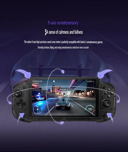 Abxylute N6 Game Controller for Switch 2 Wired Gamepad Integrated Direct Plug in Handle Native Protocol Joycon Vibration Custom