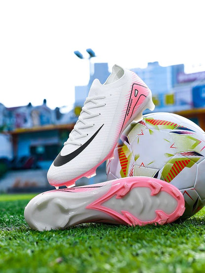 New Men Soccer Shoes Outdoor Football Boots Unisex Ultralight Cleats Hot Sale Women Match FG Sneakers High-quality Professional