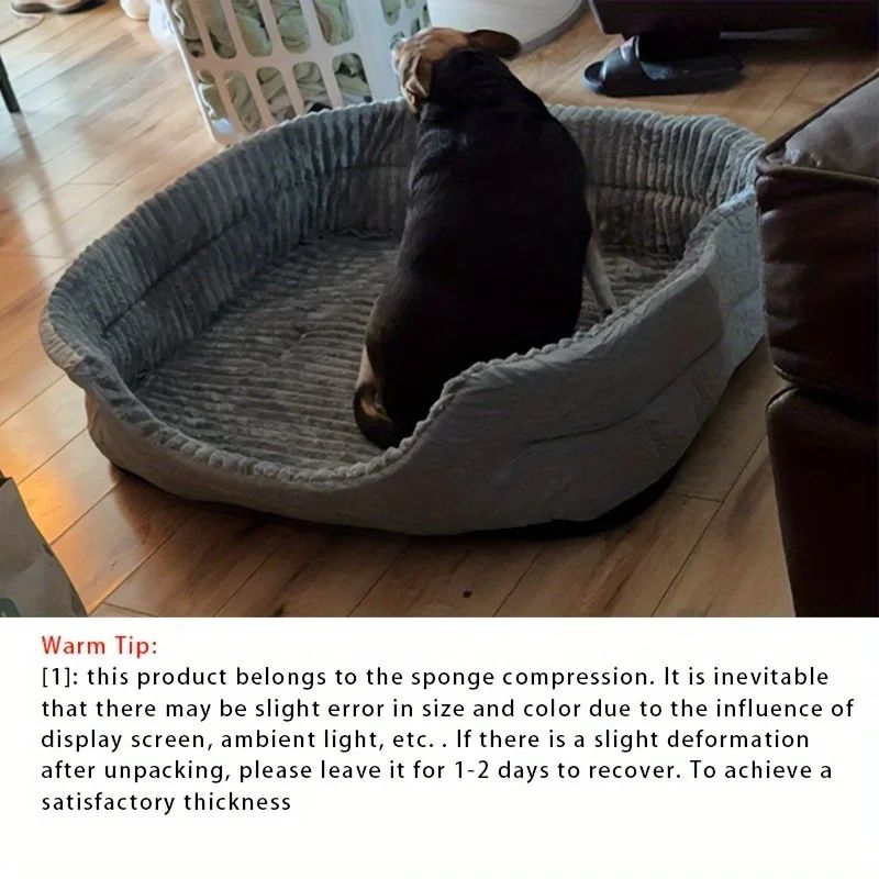 Ninho Universal para Pets Todas as Estações Lavável Cama Dupla Face para Cães e Gatos Almofada Macia Confortável 3D Tapete Durável Decoração para Casa