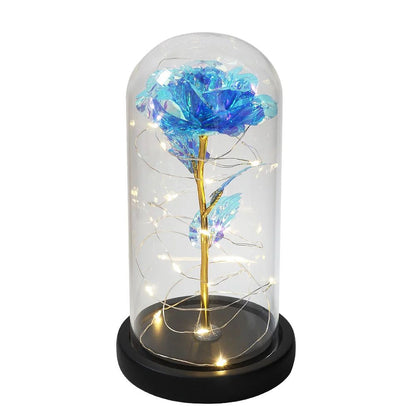 2026 Drop shipping Galaxy Rose Artificial Flowers Beauty and the Beast Rose Wedding Decor Creative Valentine's Day Mother's Gift