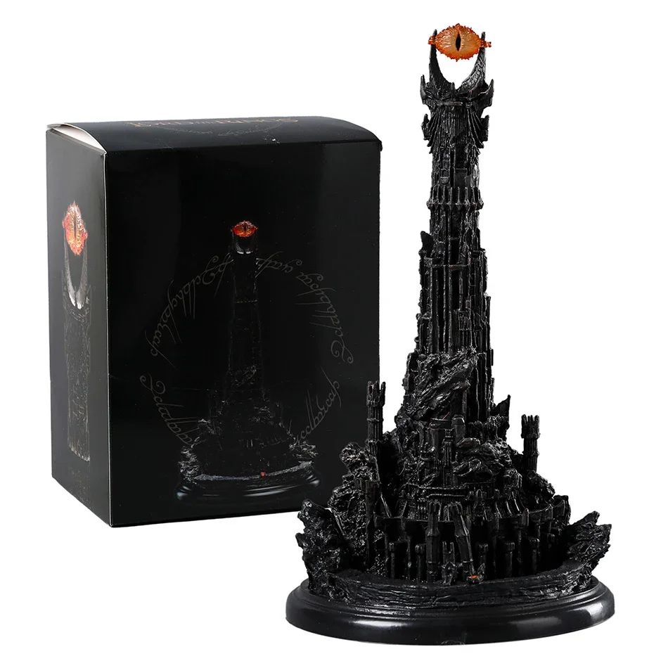 Barad-dûr Torre Olho de Sauron PVC Figura Modelo Boneco Brinquedo Colecionáveis Figuras