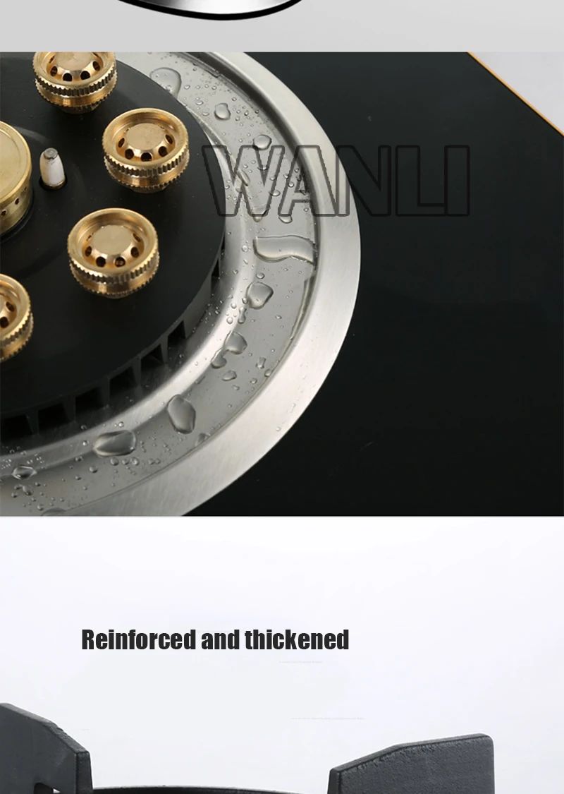 Desktop 220v Household Built-in Electric Dual-purpose Gas Stove Induction Cooker Natural Gas/Liquefied Petroleum Gas Single-burn