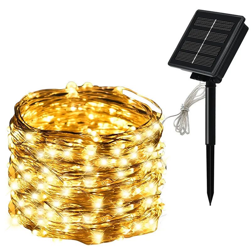7M/12M/22/32M Solar Led Fairy Light Outdoor Festoon Led Waterproof Garland String Lights Christmas Party Garden Solar Lamp Decor