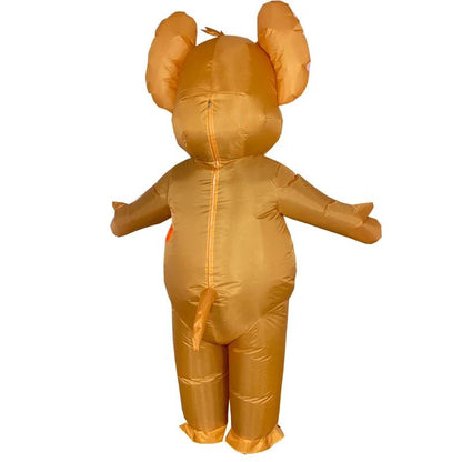 Inflatable Cat and Mouse Costume Adult Size Funny Cartoon Animal Cosplay Suit for Party Halloween Performance