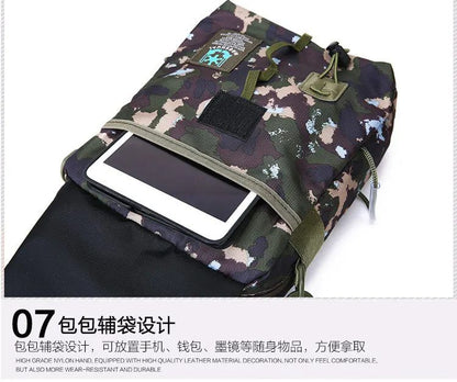 2024 New Shoulder Messenger Bag Casual Men's Bag Portable Briefcase Nylon Waterproof Outdoor Bag Man Messenger Trend Handbags