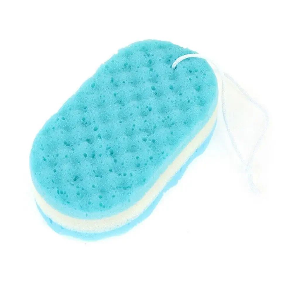 3-layer Wave Bath Sponge Exfoliating Body Brush Shower Skin Clean Massage Cleaning Shower Brush Skin Care Remover Bath Supplies