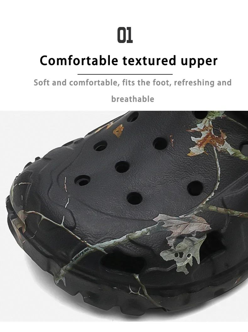 2025Men Slippers High Quality Classic Outdoor Anti-Slip Garden Shoes Lightweight Fashion Casual Sandals Sandals for Men Platform