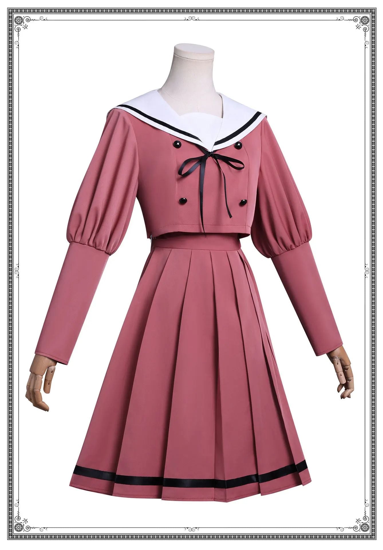 2026Fragrant flowers bloom in a majestic manner, cosplay by Kaoru Ran and Kaoru Kuri, school uniform, daily outfit, and clothing