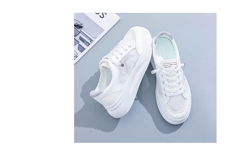 2024 White Tennis Athletic Woman Running Shoes Female Casual Sneaker Sports Comfortable Trend Loafers Skateboard Summer Leather