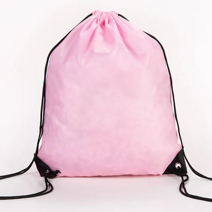 Mochila Dobrável Esportiva para Viagem ao Ar Livre Bolsa Portátil Impermeável para Natação Praia Acampamento Mochila de Cordão Bolsas de Nylon Diárias