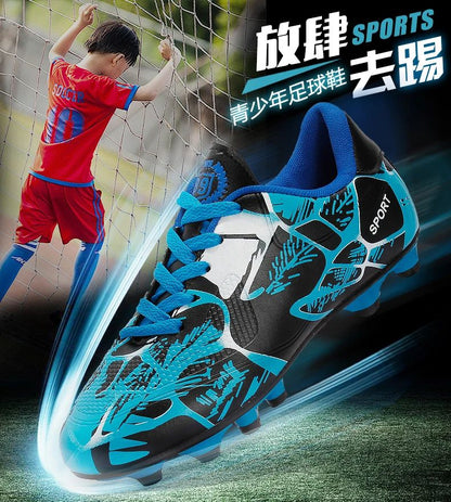 Professional Kids Soccer Shoes Men Original Football Shoes Indoor Society Cleats Football Field Boots TF/AG Fast Match Sneaker