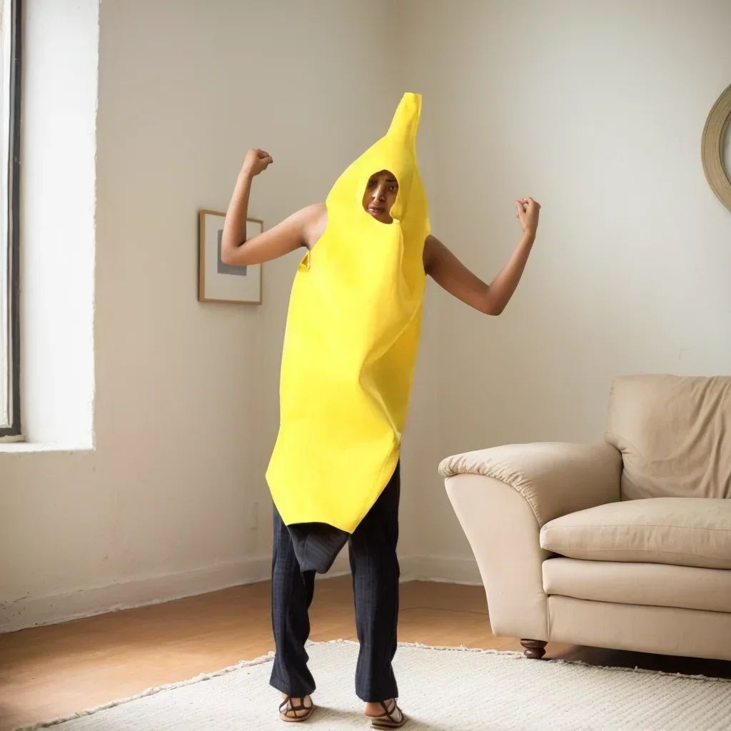Halloween Carnival Clothing Banana Cosplay Funny Sexy Banana Costume Novelty Halloween Christmas Carnival Party Decorations