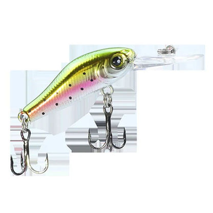 1PC Isca de Pesca 3.5cm 2.4g Minnow de Qualidade Olhos 3D Plástico Isca Artificial Dura Pesca Jig Wobblers Crankbait Isca de Pesca