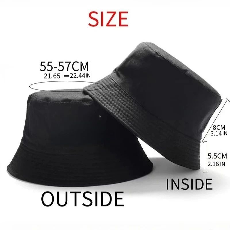 Atacado Chapéu Bucket com Logotipo Personalizado para Mulheres Algodão Homens Proteção Solar ao Ar Livre Bonés Hip Hop Chapéu Pescador Gorros Bob
