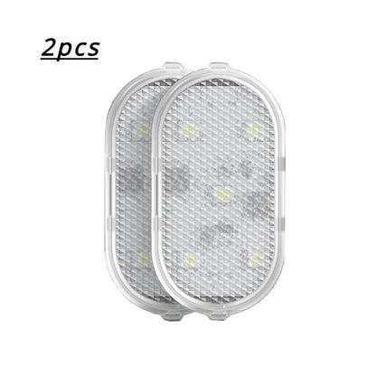 Mini Luminária de Leitura com Sensor de Toque - Luz de Teto Automotiva e Luminária de Ambiente com Carregamento USB