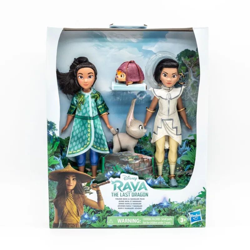 Hasbro Original Disney Raya e o Último Dragão Coleção Anime Figura de Ação Modelo Brinquedo Presente de Aniversário para Meninos e Meninas