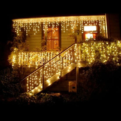 3/4/6m Curtain LED String Lights Garland USB Festoon Remote Control Fairy Garland Lights Christmas Decoration for Bedroom Home