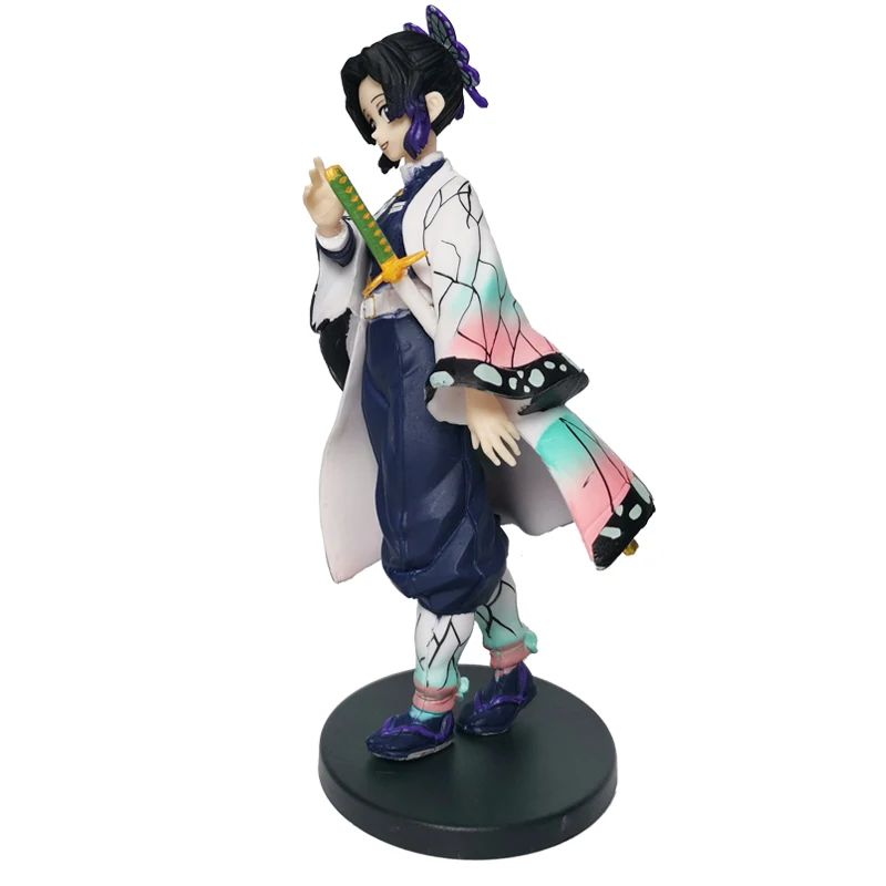 Boneco de Anime Demon Slayer Kimetsu No Yaiba Tanjiro Nezuko Zenitsu Figurine Inosuke Guerreiro Bonecos de Ação Colecionáveis Brinquedo Modelo