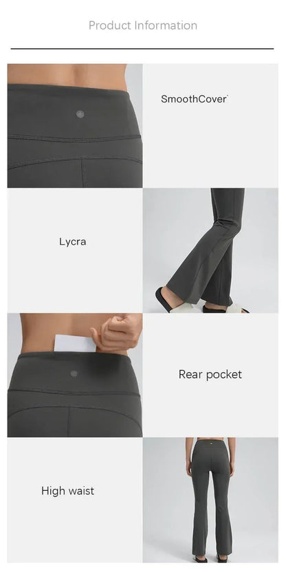 Tummy Control & Butt Lifting Flare Leggings for Tall Women, High Waisted Toning Workout Pants