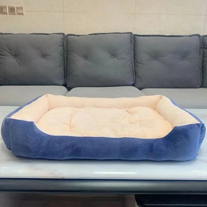 Cama de cachorro de casa de estimação grande, tapete de gato, pelúcia longa, sono profundo, macia e quente, almofada para cães pequenos, camas calmas para filhotes de Chihuahua