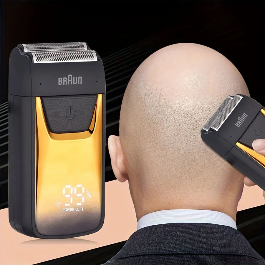 Original Fang BRAUN 5120s Electric Shaving Machine Wireless Foil Shaver Bald Shaving Machine Hair Cutting Machine Men's Razor