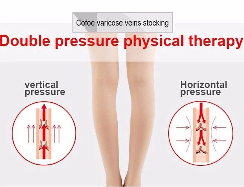 Varicose Veins Compression Socks Fit For Golf Rugby Hiking Sports For Anti Fatigue Driving Travel Flight Black Women Men Socks