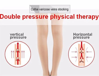 Varicose Veins Compression Socks Fit For Golf Rugby Hiking Sports For Anti Fatigue Driving Travel Flight Black Women Men Socks