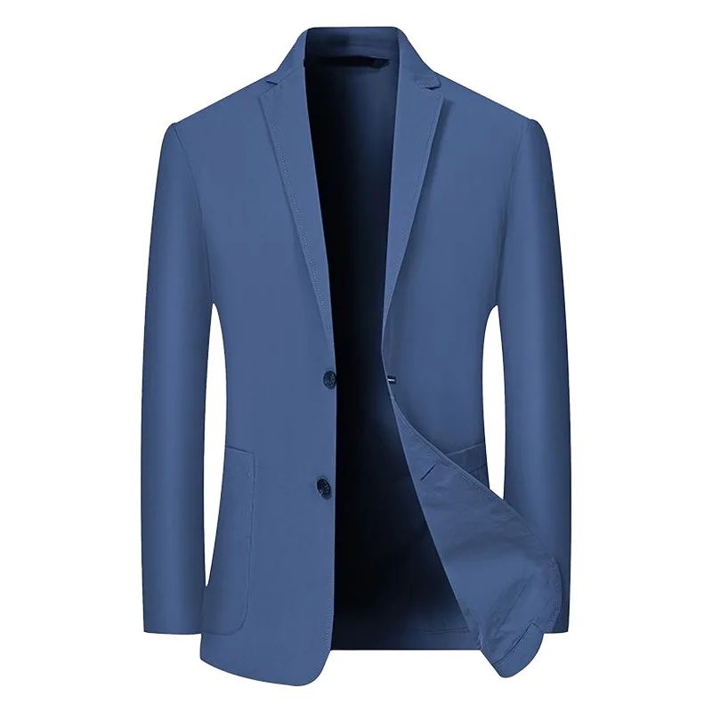Summer Men Thin Breathable Blazers Jackets High Quality Male Quick Drying Blazers Coats Man Business Casual Suits Coats 4XL