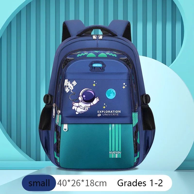Mochila Infantil 2-16Anos Mochilas Escolares para Meninos Astronauta Mochila Escolar Impermeável para Meninos do Ensino Fundamental Mochila Infantil