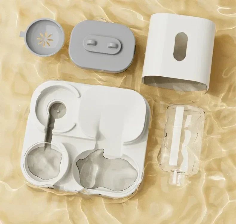 Comedouro Automático para Cães Gatos com Bebedouro Grande Capacidade Armazenamento de Ração Dispensador de Comida Acessórios para Filhotes e Pets