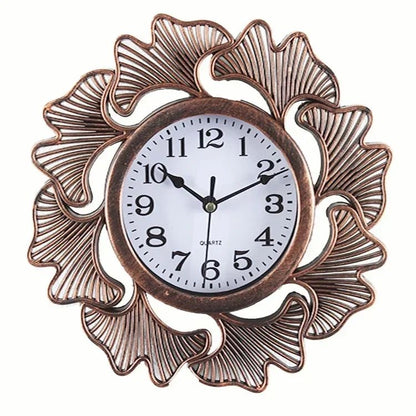 10 Inch Retro Home Wall Decoration Wall Clock Time Accurate Border Three-dimensional Hanging Quartz Clock for Decoration
