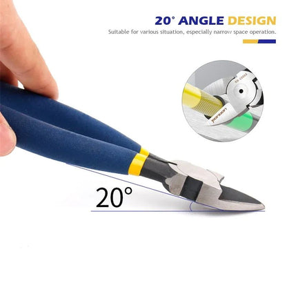 Alicate de Corte Diagonal 5/6 Polegadas Ferramenta Desencapadora de Fios Cortador Lateral Rebarbador de Cabos Alicate Eletricista DIY Ferramentas Manuais de Reparo
