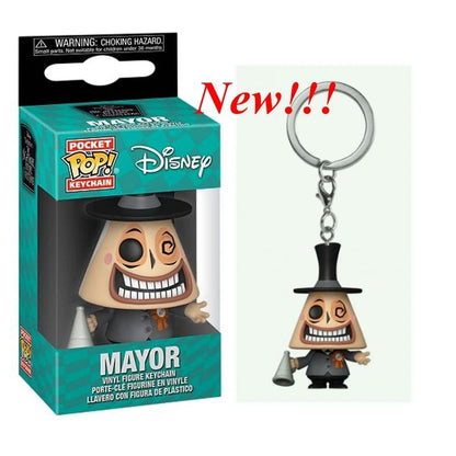 41 modelos Chegada Nova Chaveiros FUNKO POP Chaveiro Yoda Leia Boba Feit Minnie Katy batman Spidey Bruxa Mirio Bonecos de Ação