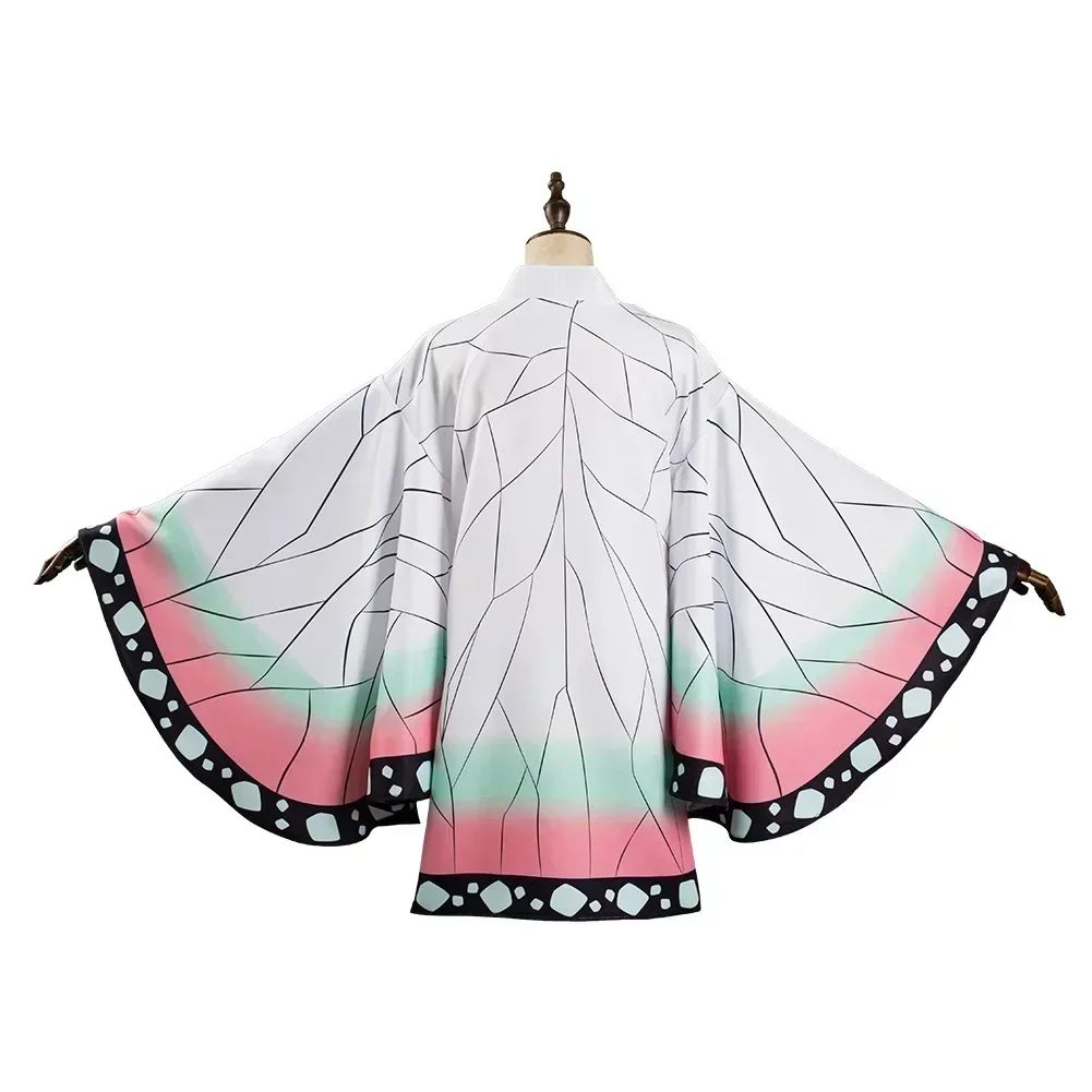 Adult Anime Cosplay Costume Kochou Shinobu Kimono Jacket Adult Cosplay Outfit Anime Themed Clothing